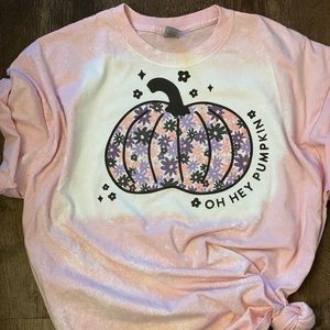 Bleached fall t-shirt